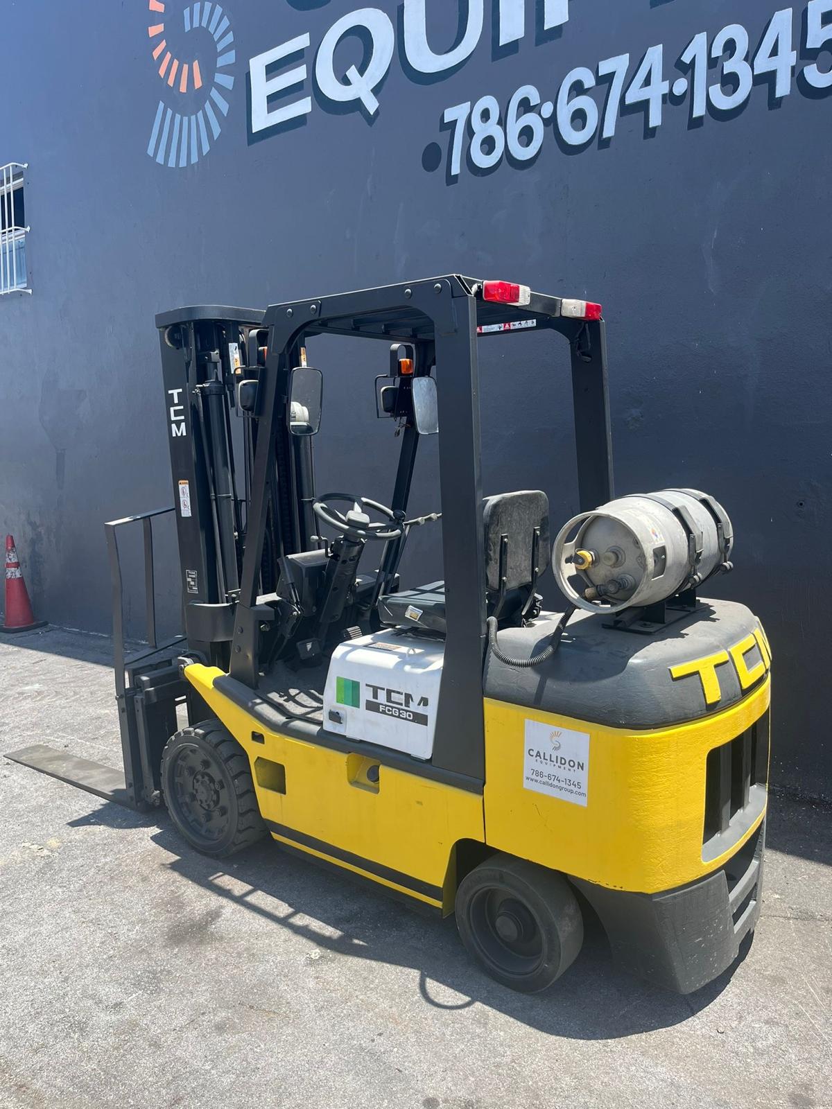 TCM Forklift 5,500lb 3 Stage - Stock#FL680