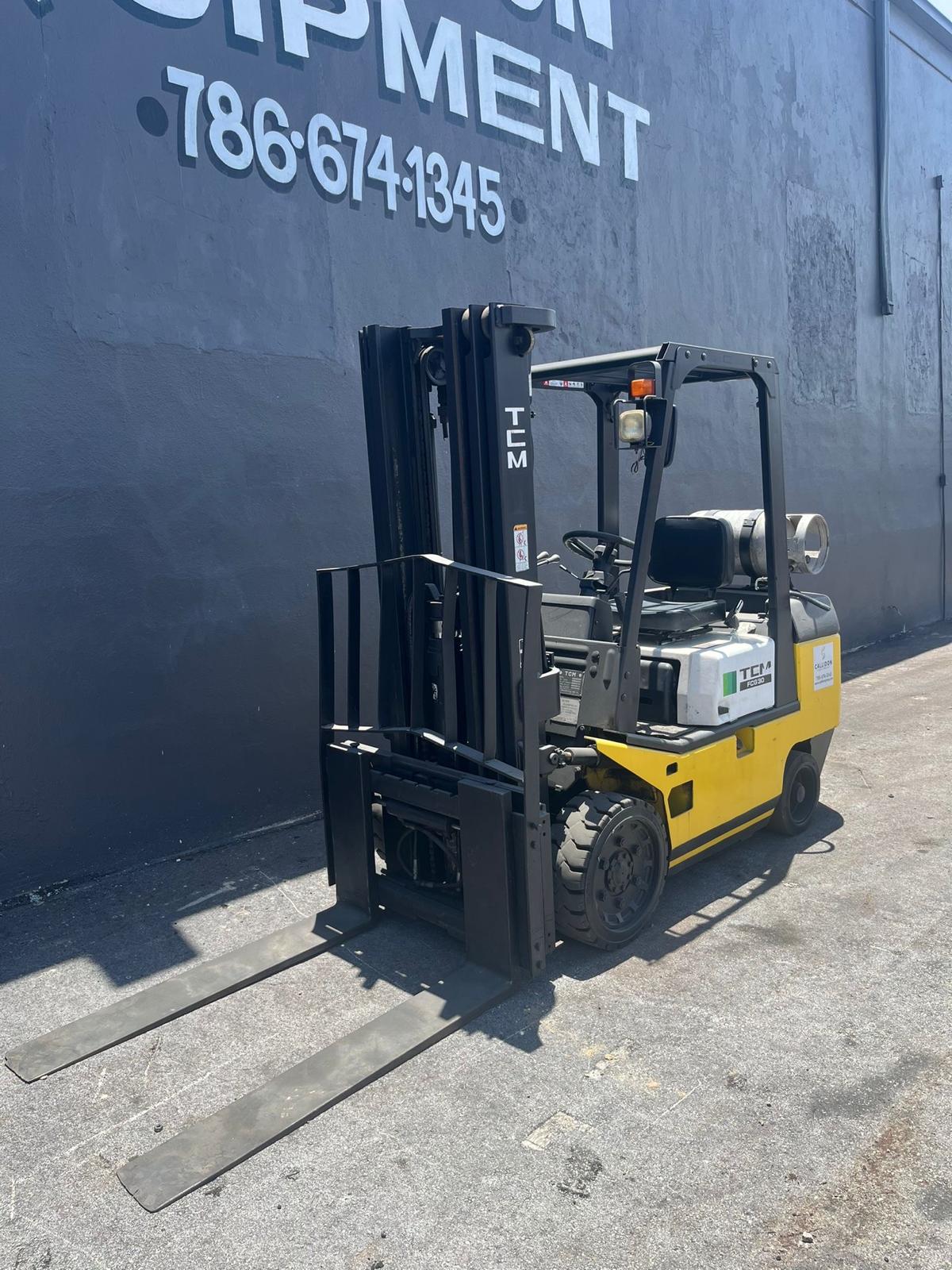 TCM Forklift 5,500lb 3 Stage - Stock#FL680