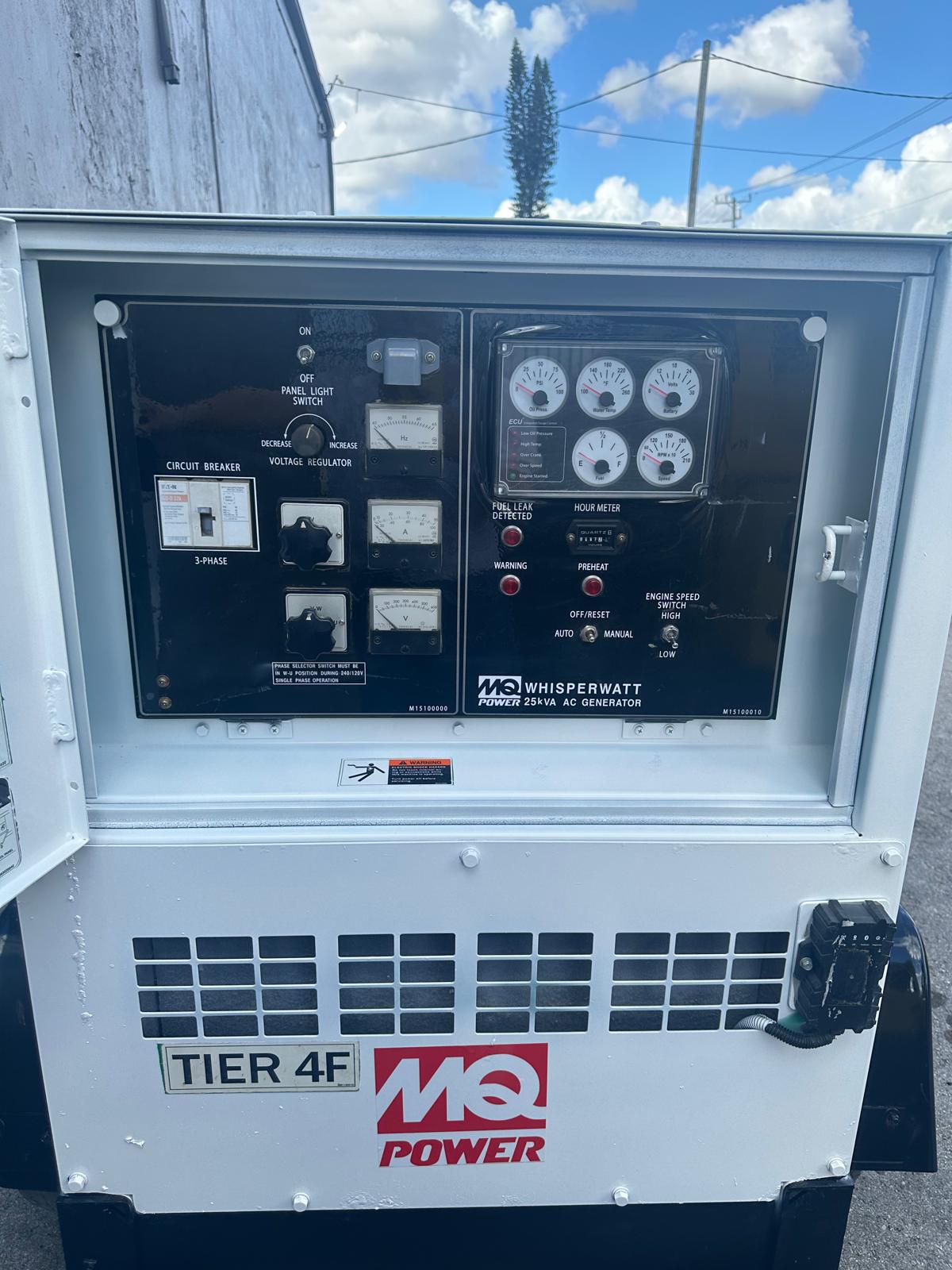 2016 25kVA Multiquip Whisperwatt