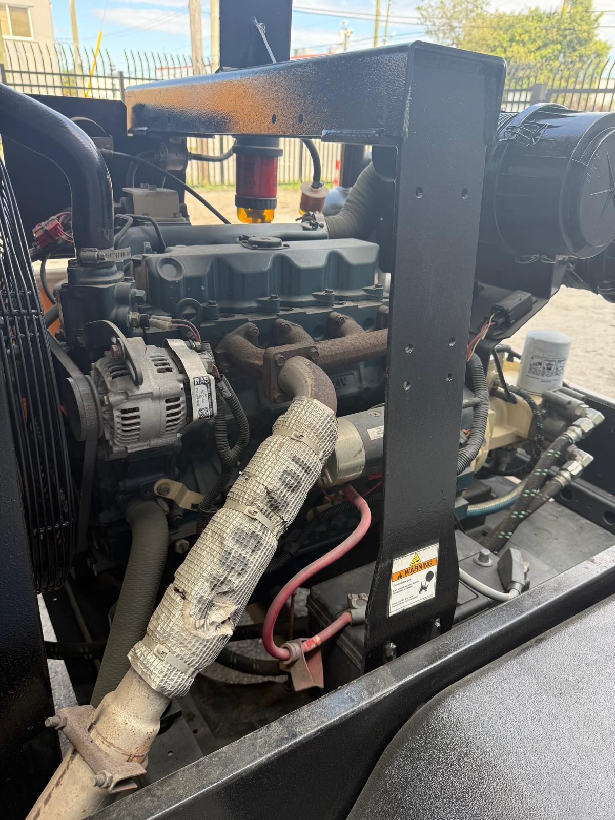 2012 185 CFM Portable Doosan Diesel Air Compressor