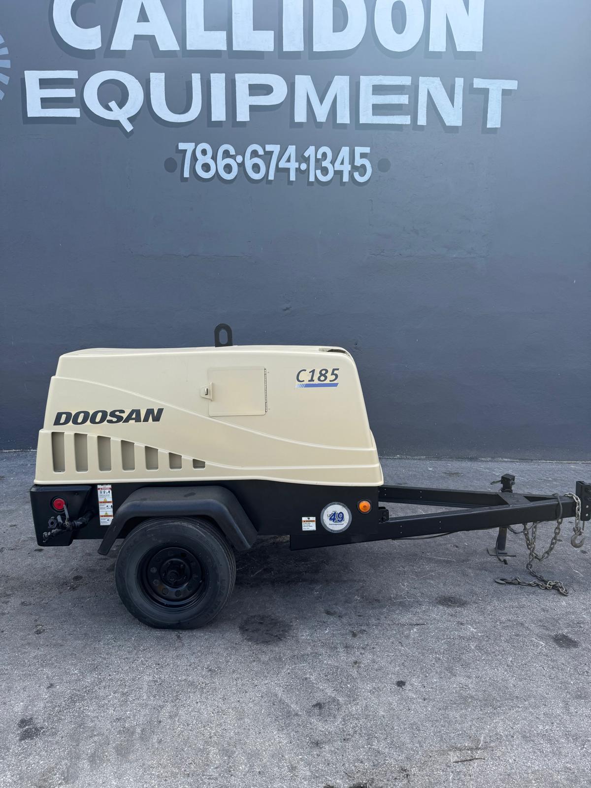 2012 185 CFM Portable Doosan Diesel Air Compressor
